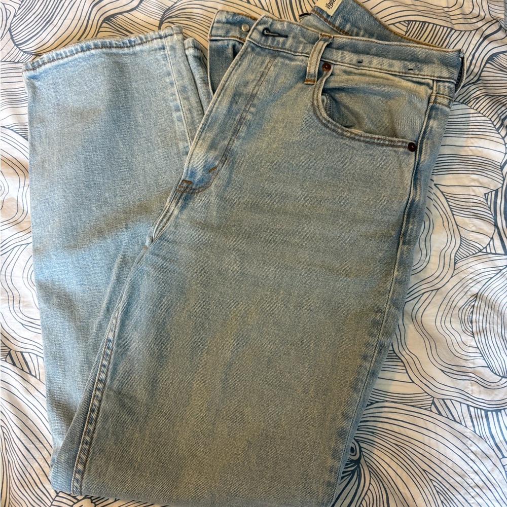 Abercrombie & Fitch Ankle Ultra High Rise Straight